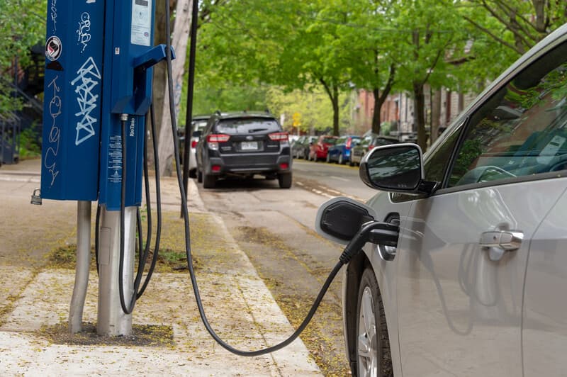 street ev charging